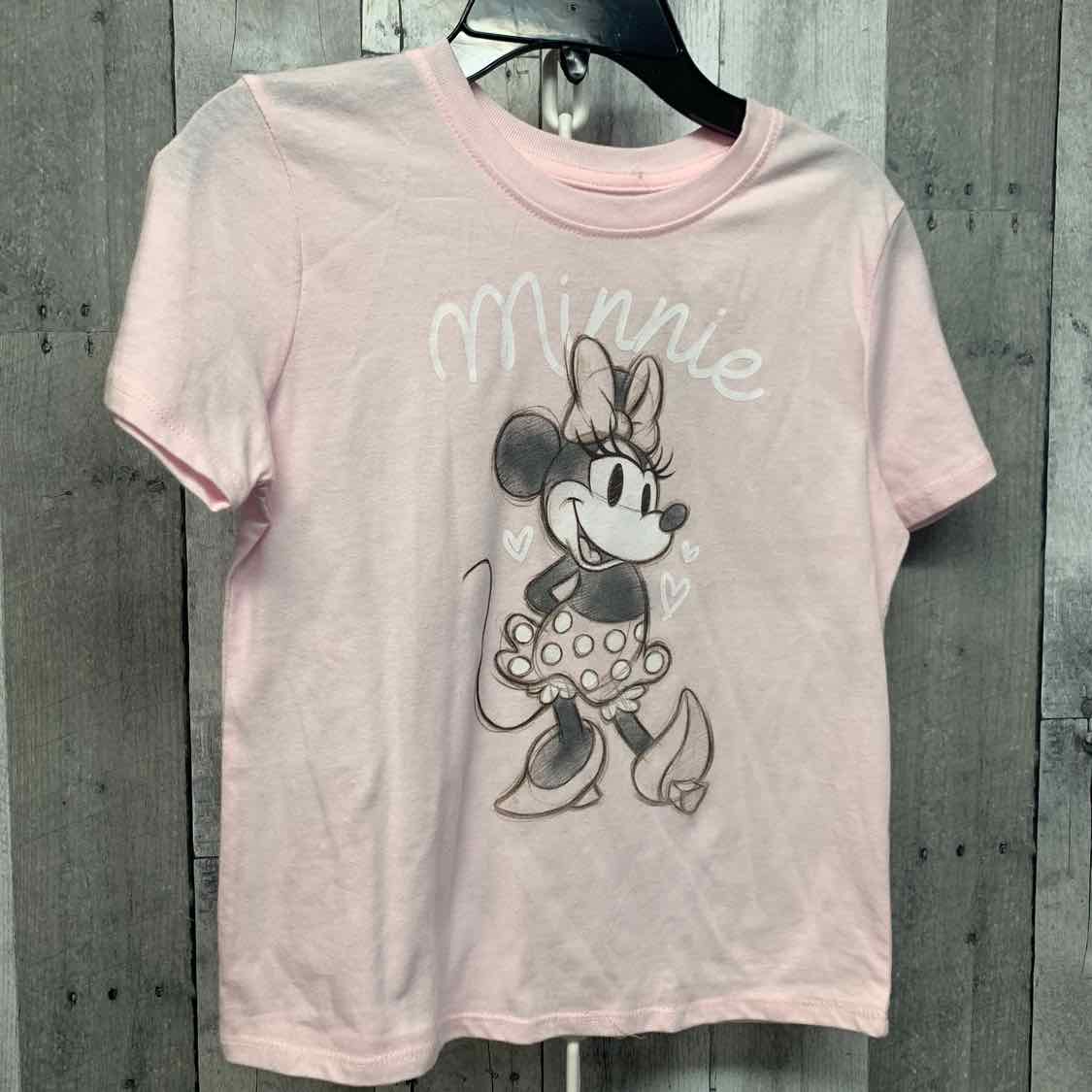 Size 6/6X Pink Graphic Disney T Shirt - OodlesCB
