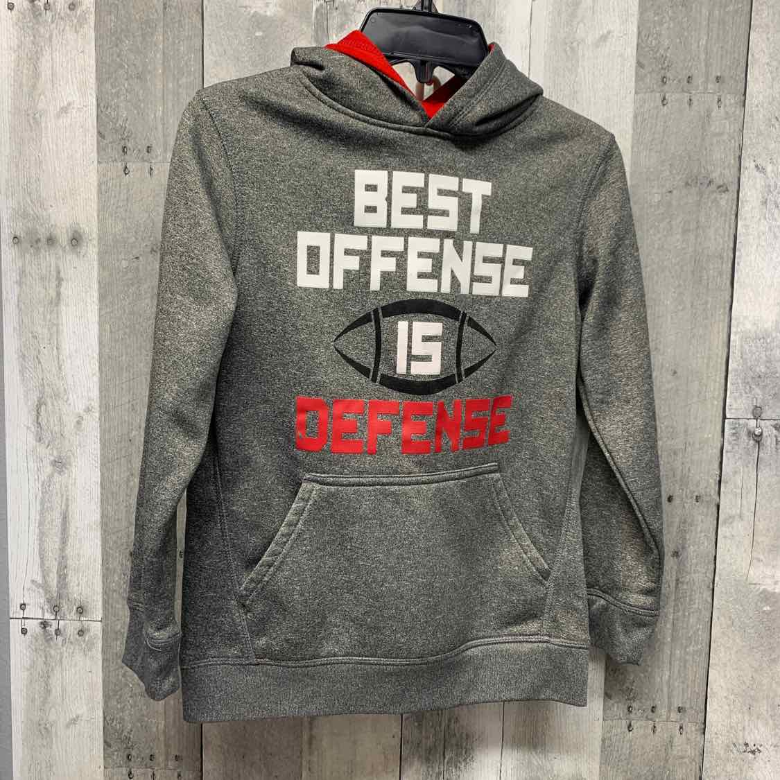 Size Medium Gray Print B Brand Light Jacket