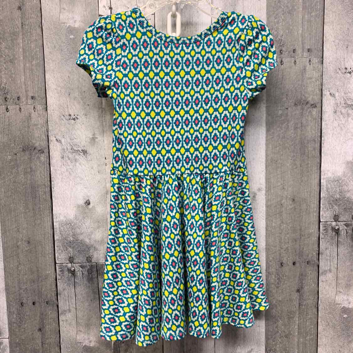Size 2T Teal/White Dot Dot Smile Dress