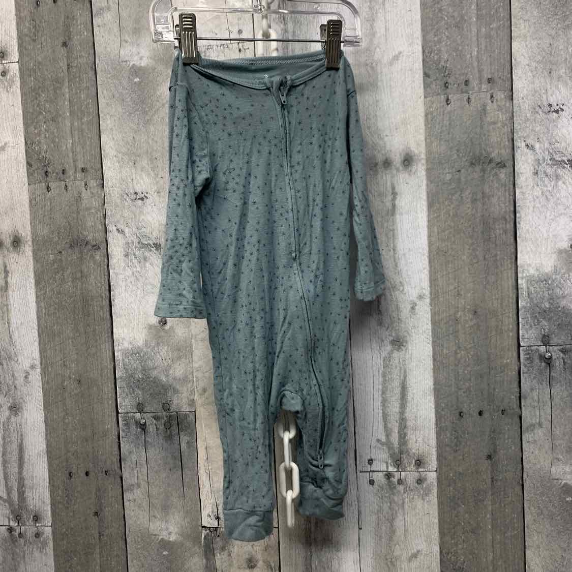 Size 3-6 Months Green Print Cloud Island Footy PJs