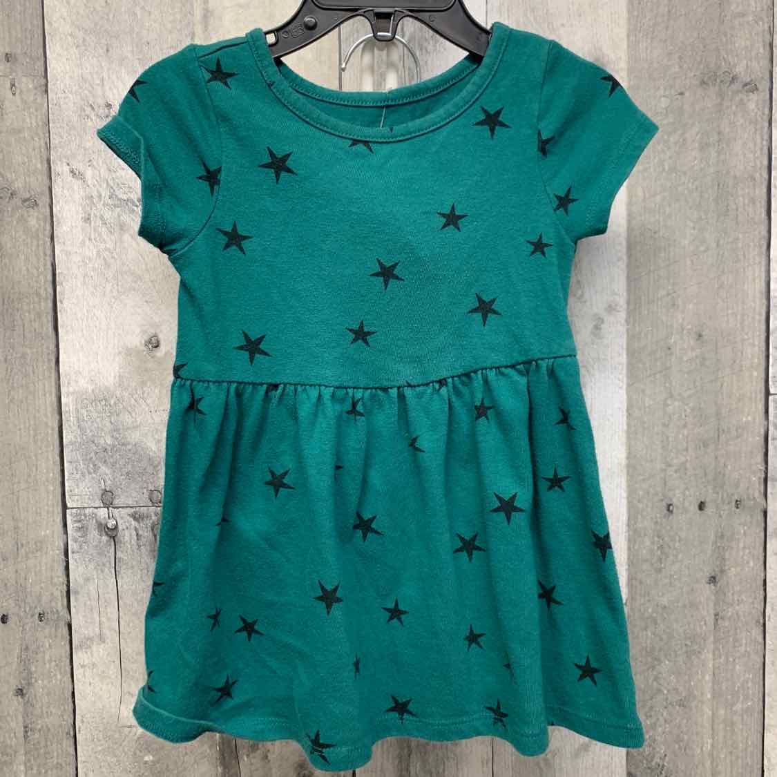 Size 18 Months Green/Black Cat & Jack 2pc Dress - OodlesCB