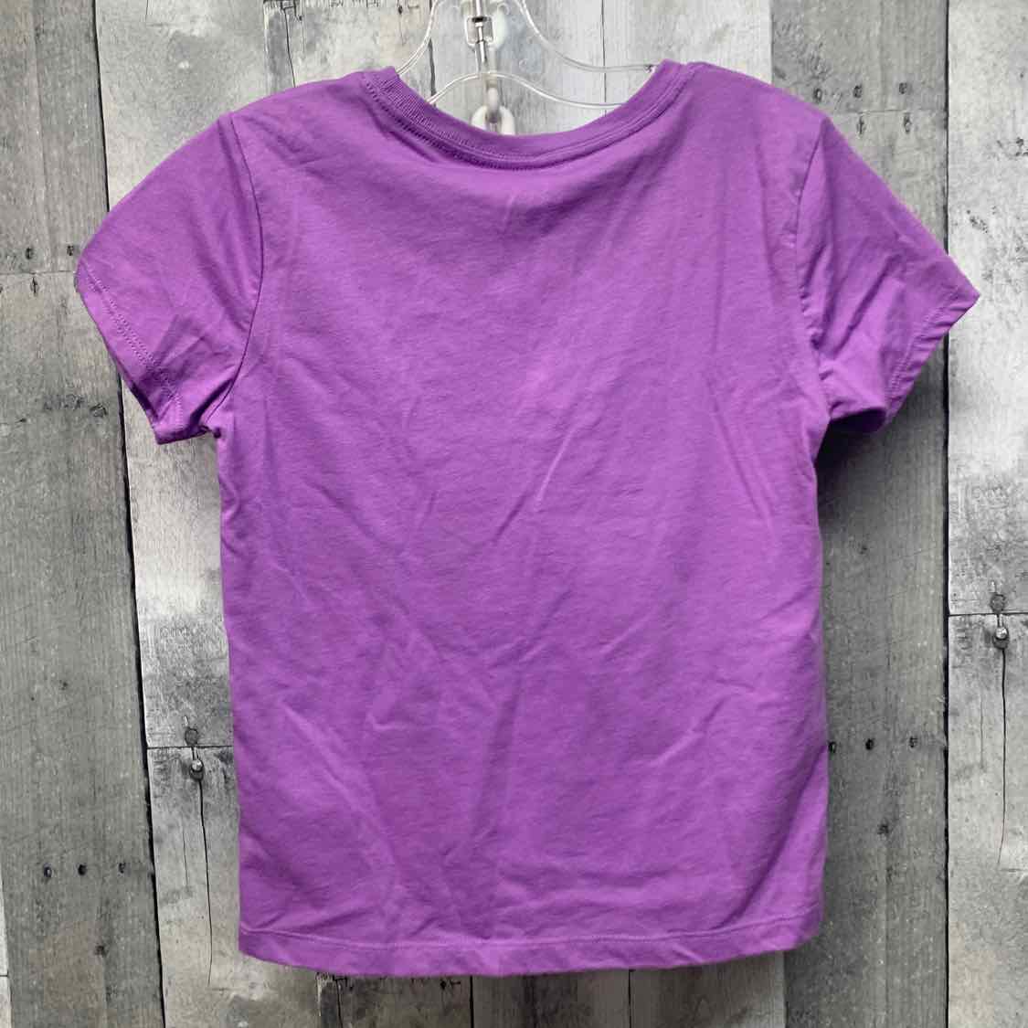 Size 7/8 Purple Graphic Holiday Brands T Shirt