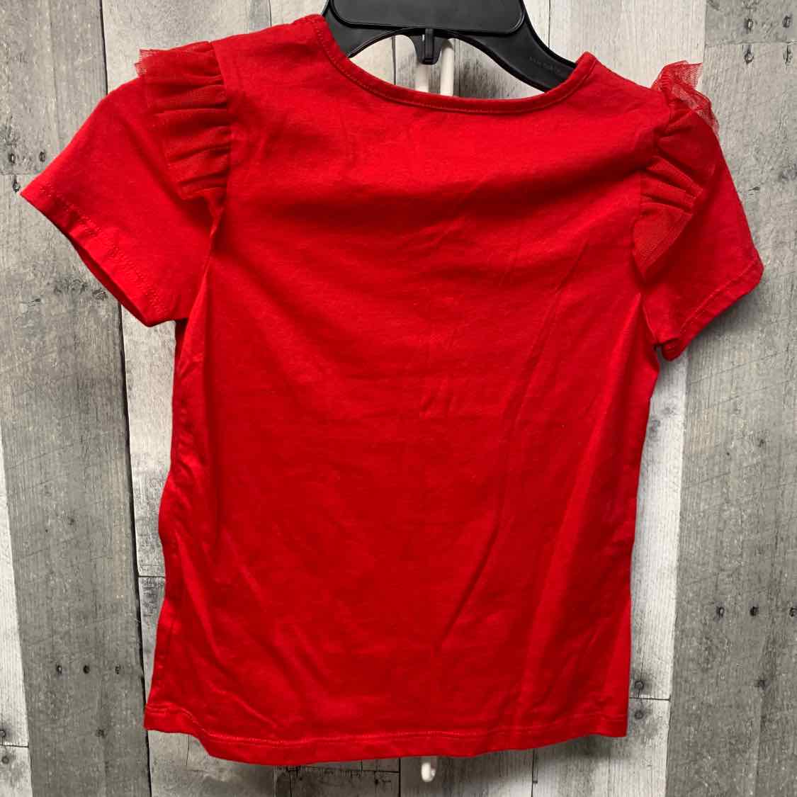 Size 7 Red Graphic 365 kids T Shirt