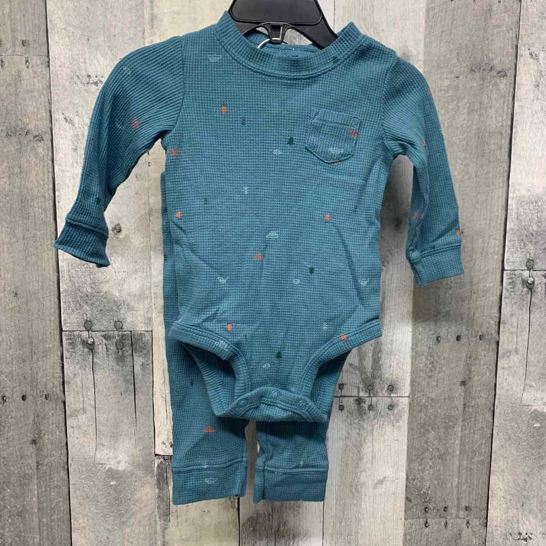 Size 6 Months Blue Carter's Shirt/Pants