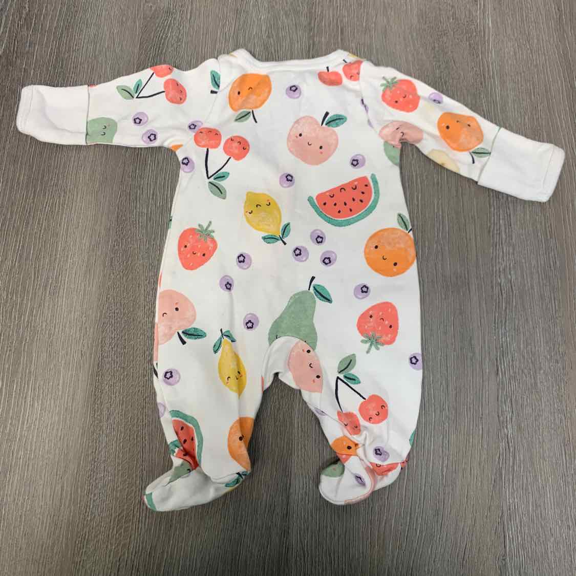 Size Preemie White Print Wonder Nation Bodysuit