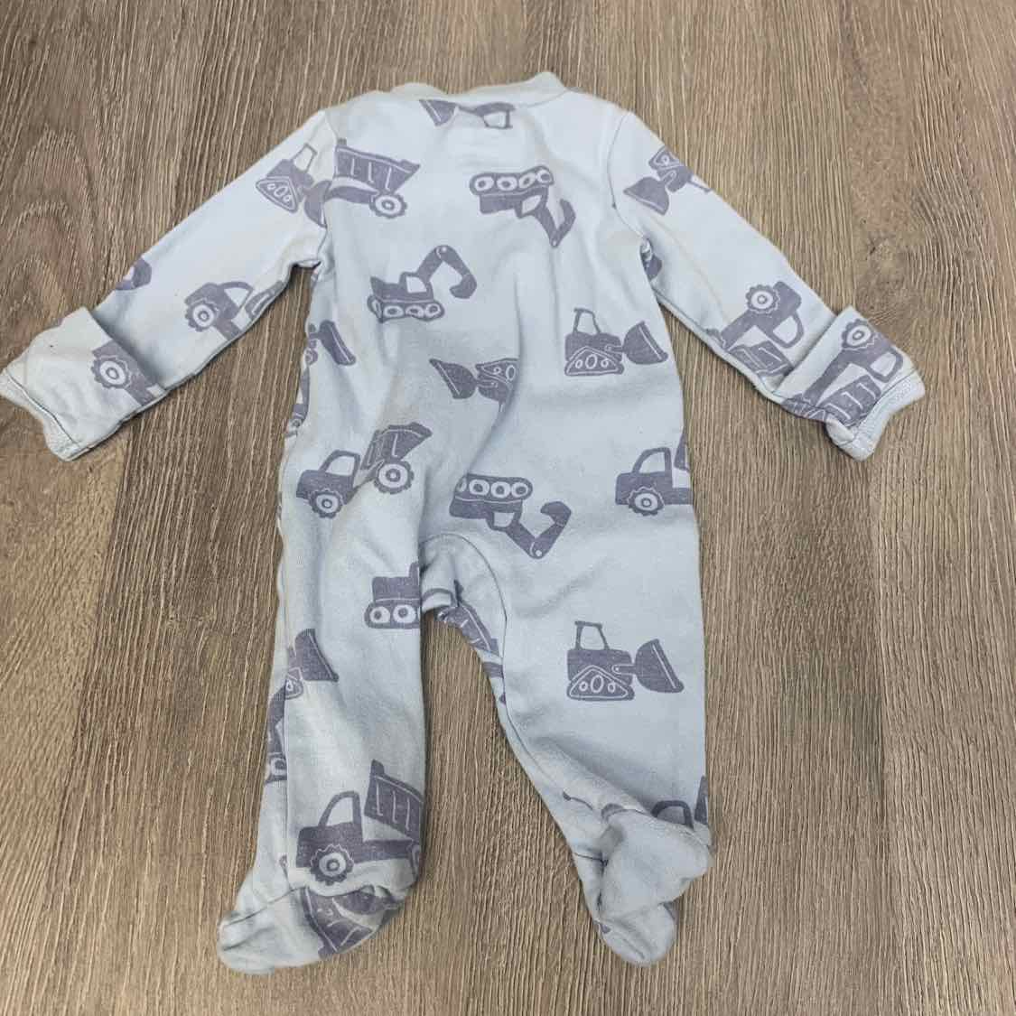 Size Preemie Light Blue Carter's Footy PJs