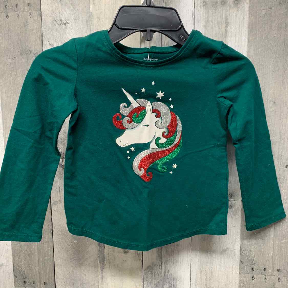 Size 4T Green Jumping Beans Long Sleeve Shirt