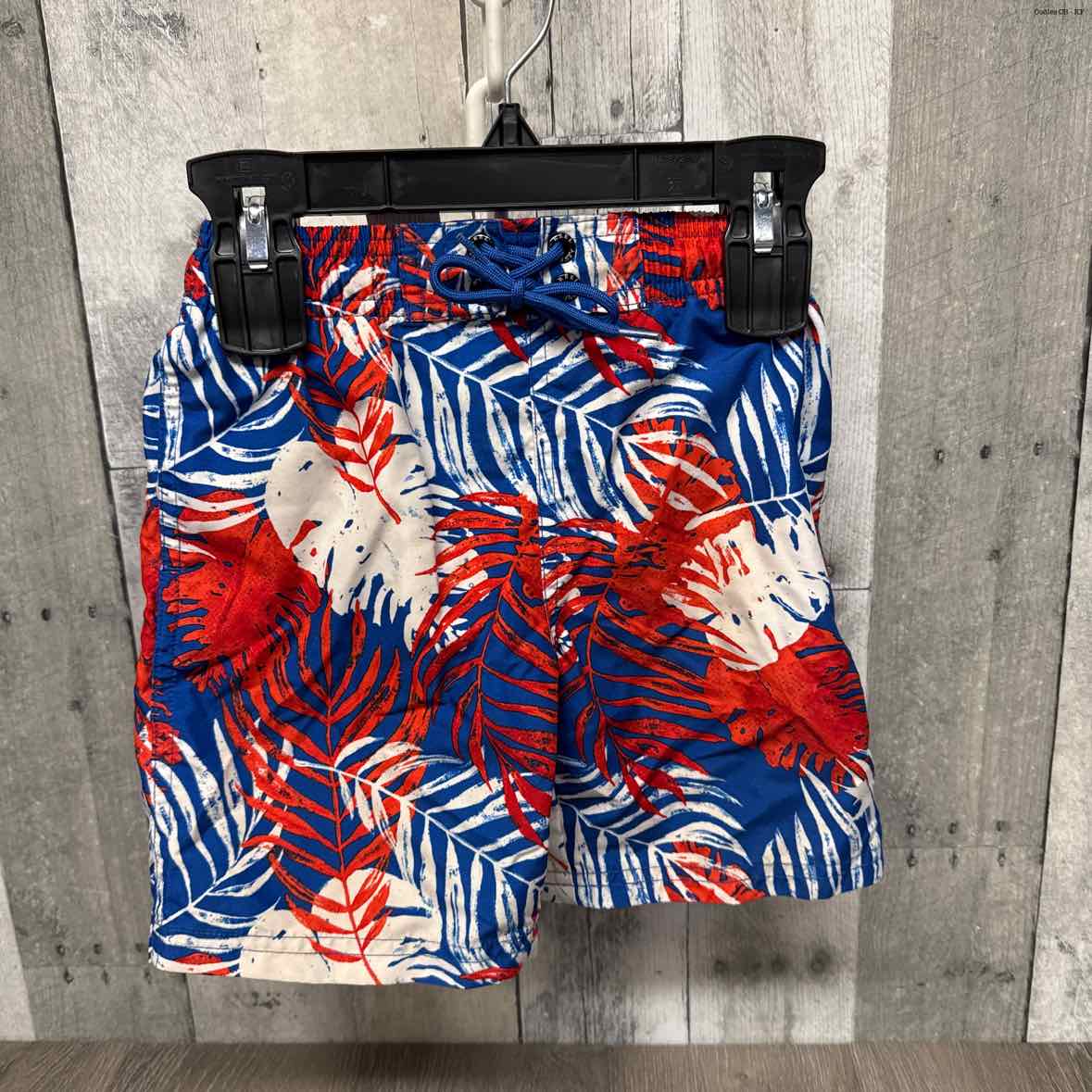 Size 4T Blue/Red Reel Legends Swim Trunks - OodlesCB
