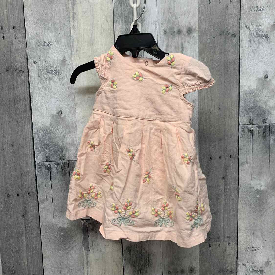 Size 6-9 Months Pink/Yellow B Brand Dress