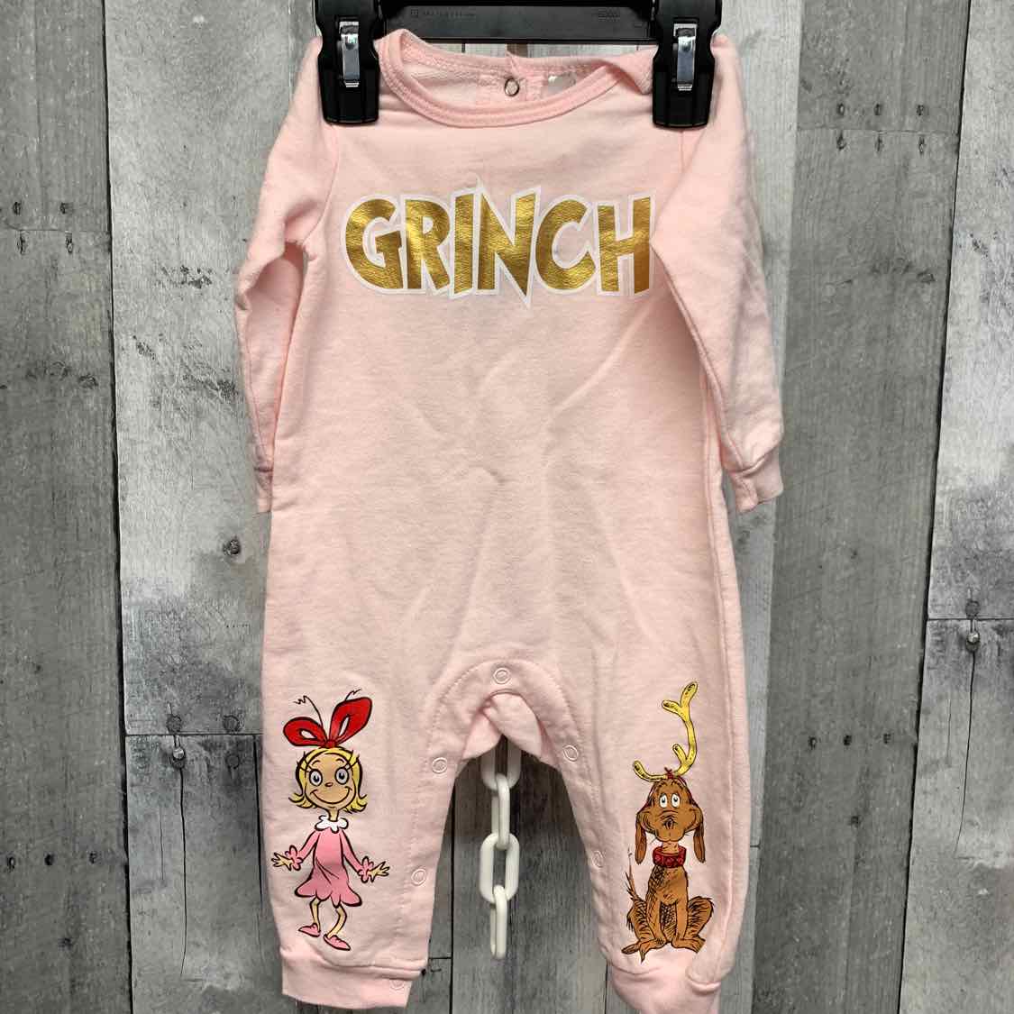 Size 3-6 Months Pink Graphic Dr Seuss Romper