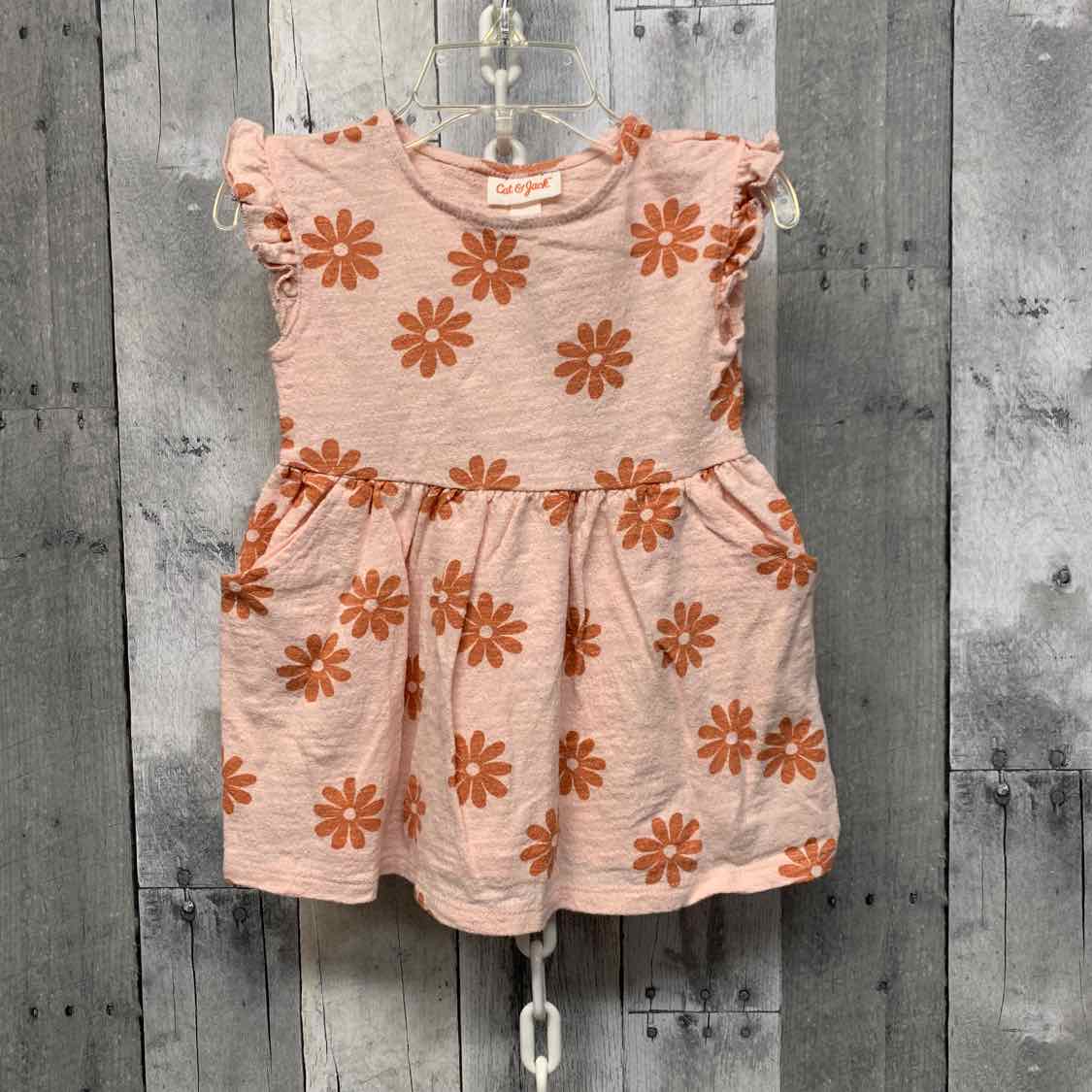 Size 18 Months Pink/Orange Cat & Jack Dress