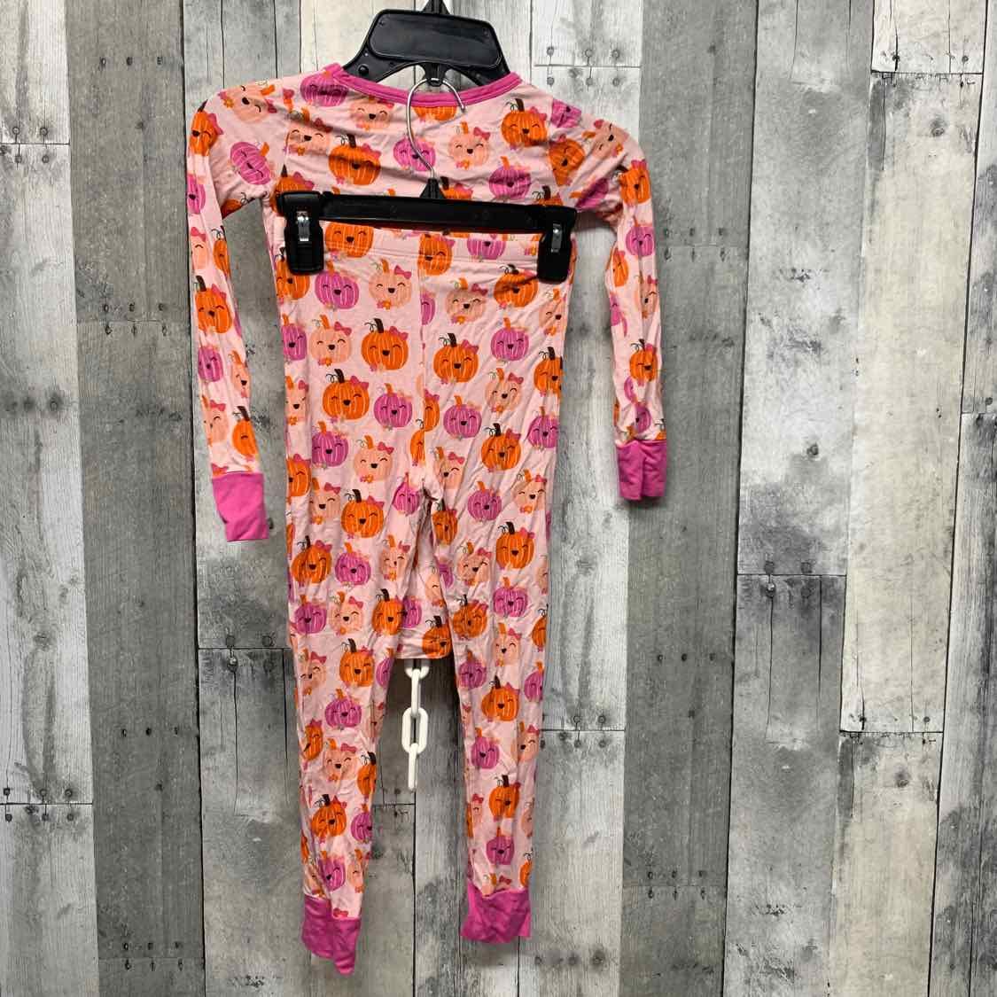 Size 6 Pink/Orange Bamboo 2pc PJs