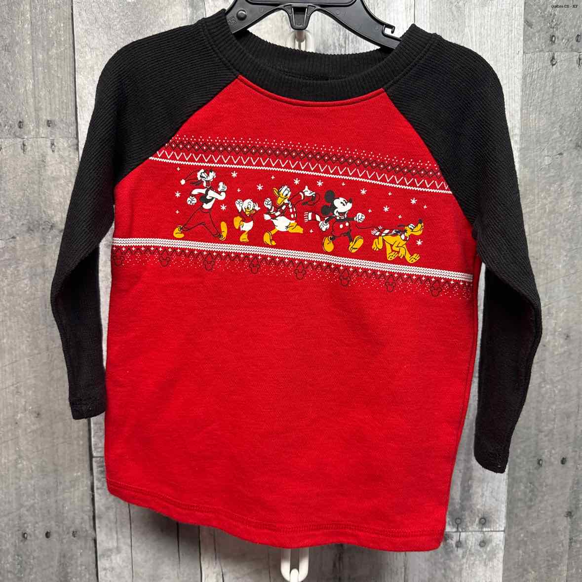 Size 24 Months Red/Black Jumping Beans Long Sleeve Shirt