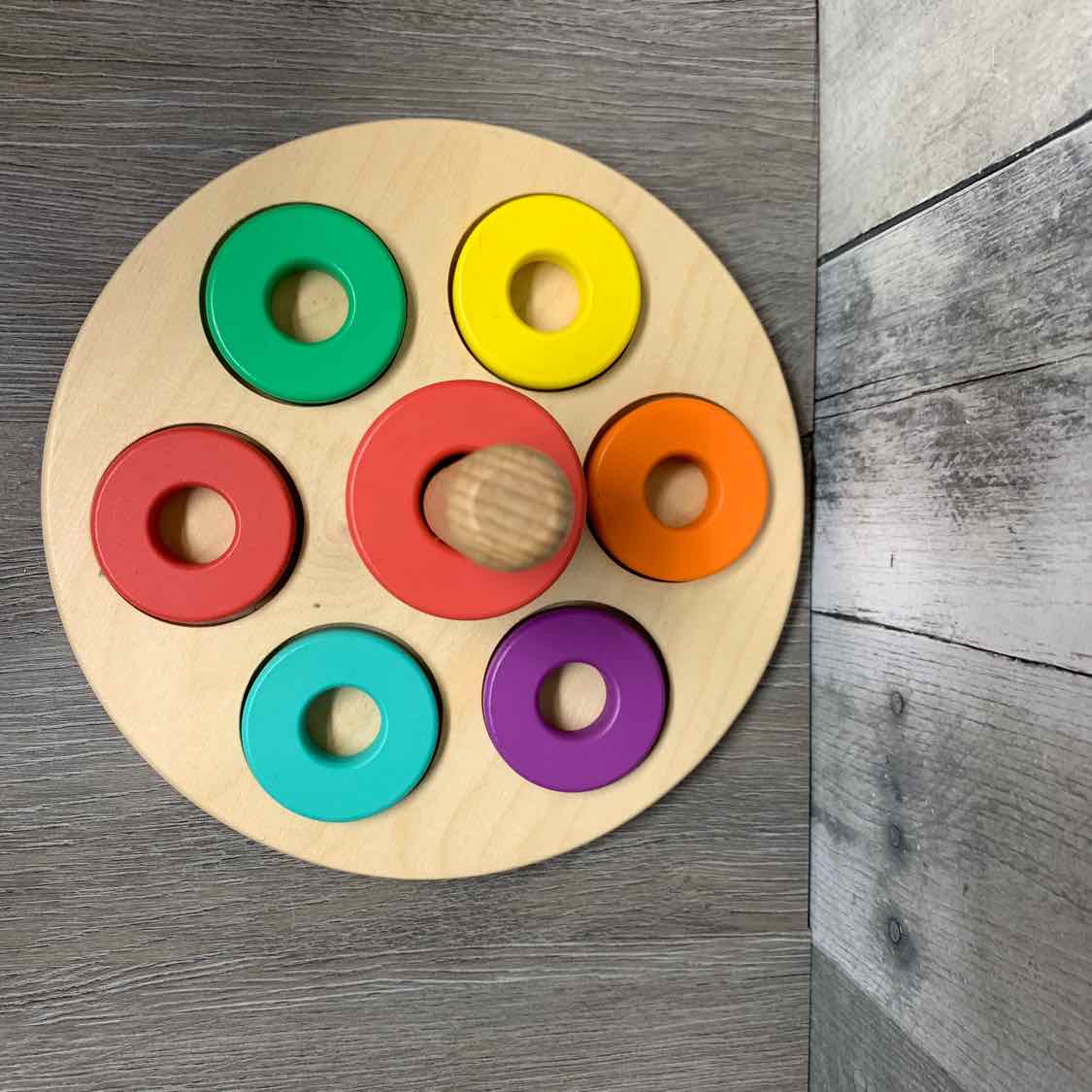 Lovevery Tan Wooden Learning Toy