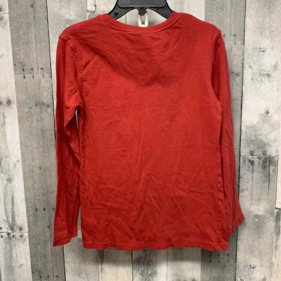 Size 14 Red Graphic Mid Brand Long Sleeve Shirt