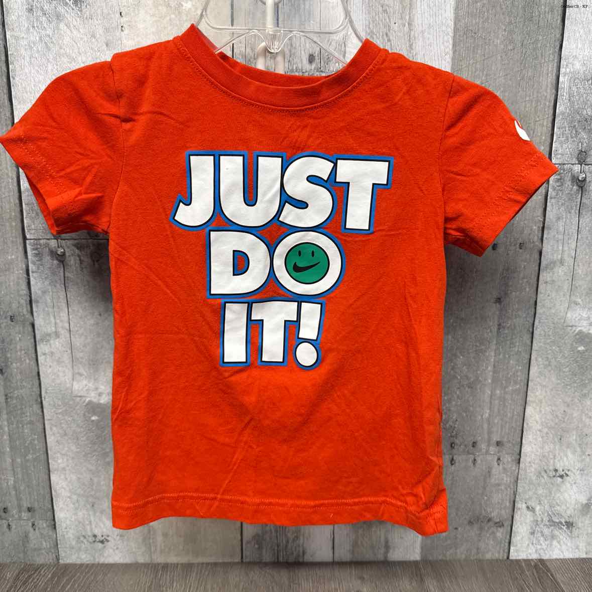 Size 6 Orange Graphic Sport Brand T Shirt
