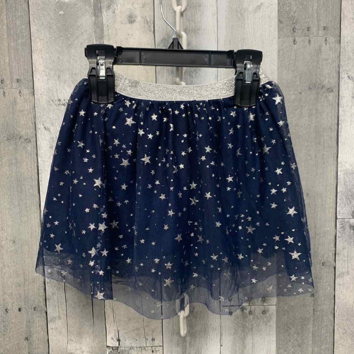 Size 6 Navy/Silver Jumping Beans Skirt