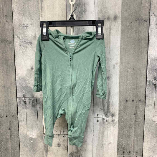 Size Newborn Green Cloud Island Footy PJs