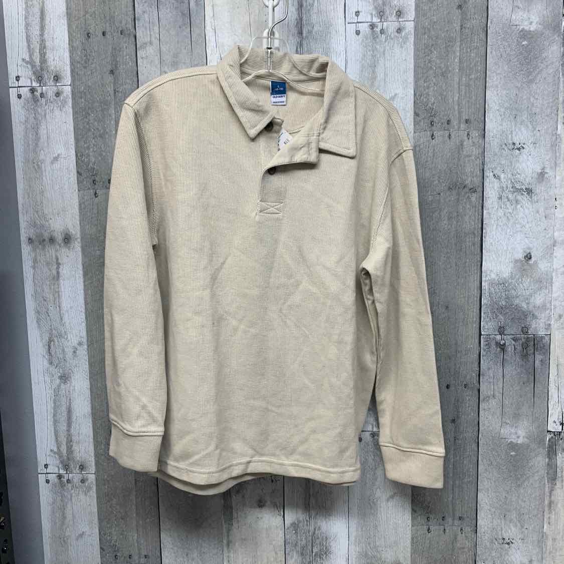 Size 10/12 Tan Old Navy Long Sleeve Shirt
