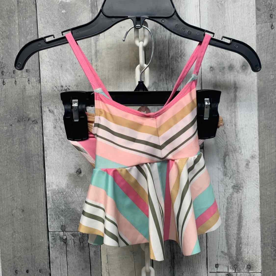 Size 4/5 Pink/Green Arizona Swim Suit - 2pc+