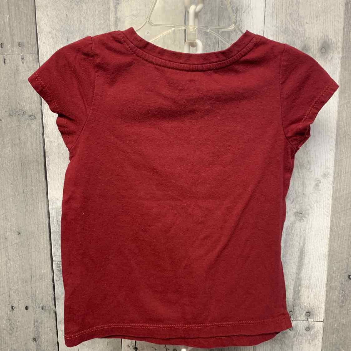 Size 3T Burgundy Cat & Jack T Shirt