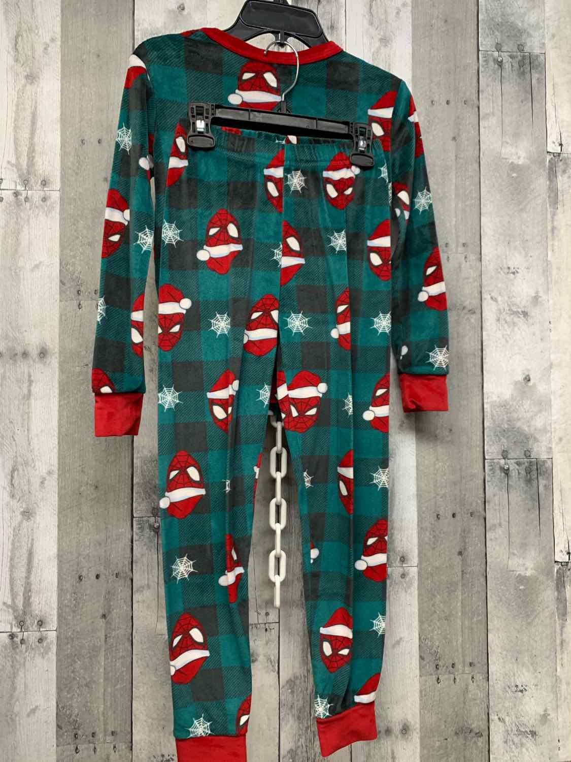 Size 10 Green/Red Marvel 2pc PJs