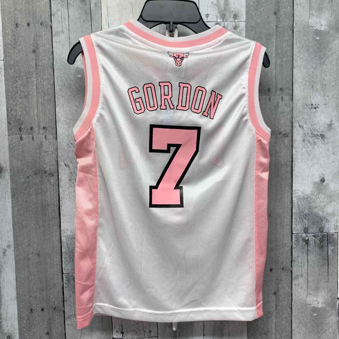 Size 7/8 White/Pink Name Brand Tank Top