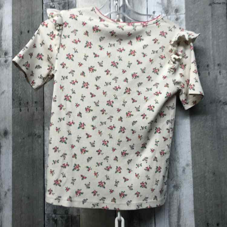 Size 8/10 White/Pink H&M T Shirt