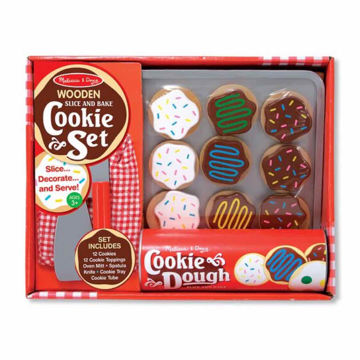 Melissa & Doug Slice and Bake Cookie Set - Wooden Play Food - OodlesCB