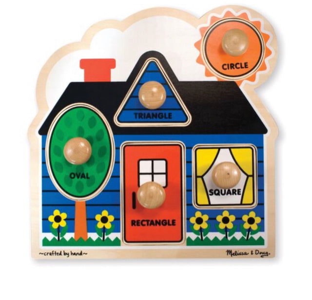 Melissa & Doug First Shapes Jumbo Knob Puzzle – OodlesCB