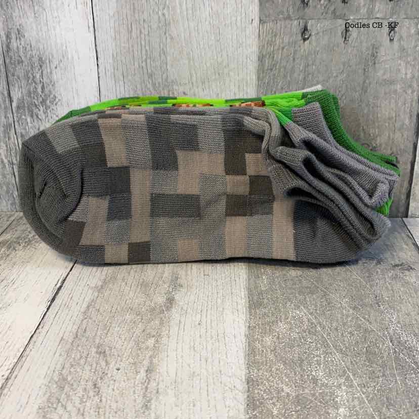 5pk Minecraft Socks - OodlesCB