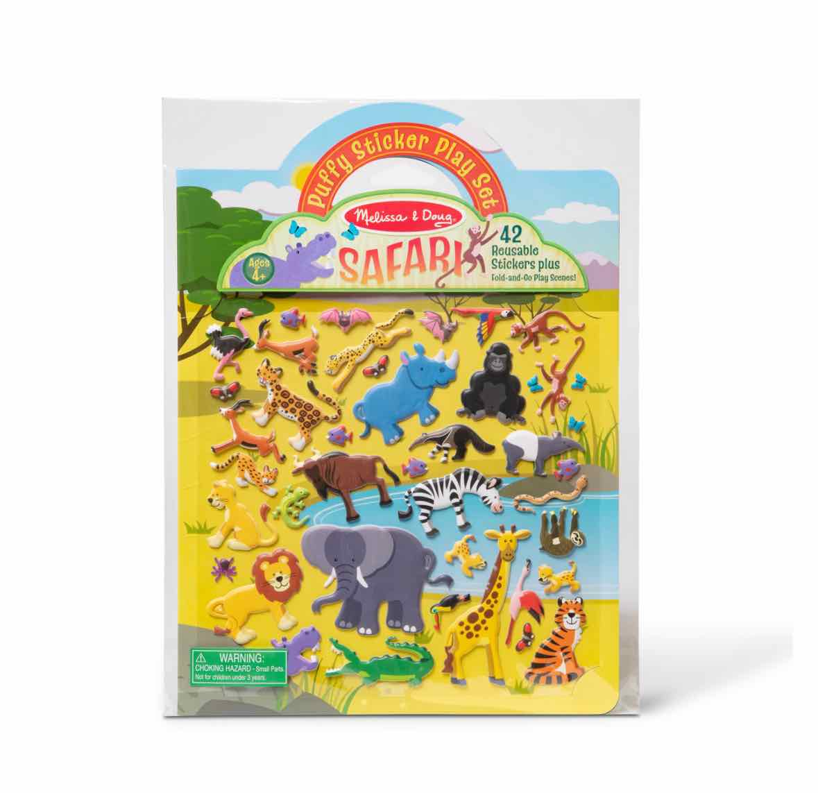 Melissa & Doug Puffy Sticker Play Set- Safari - OodlesCB