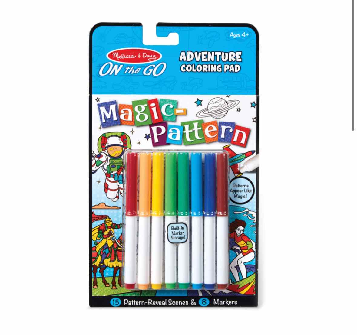 Melissa & Doug Magic Pattern Adventure Coloring Pad - OodlesCB