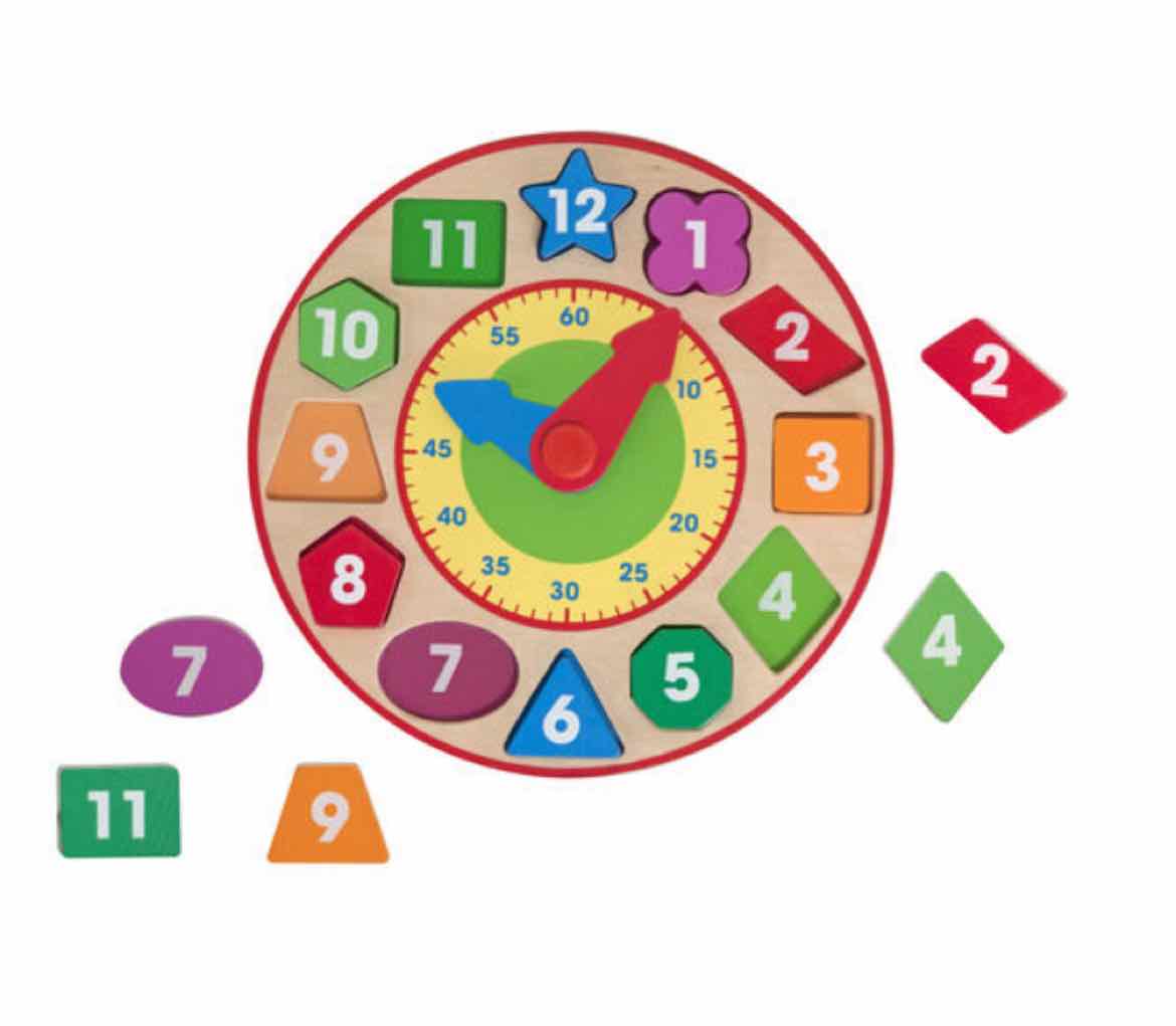 Melissa & Doug - Shape Sorting Clock - OodlesCB