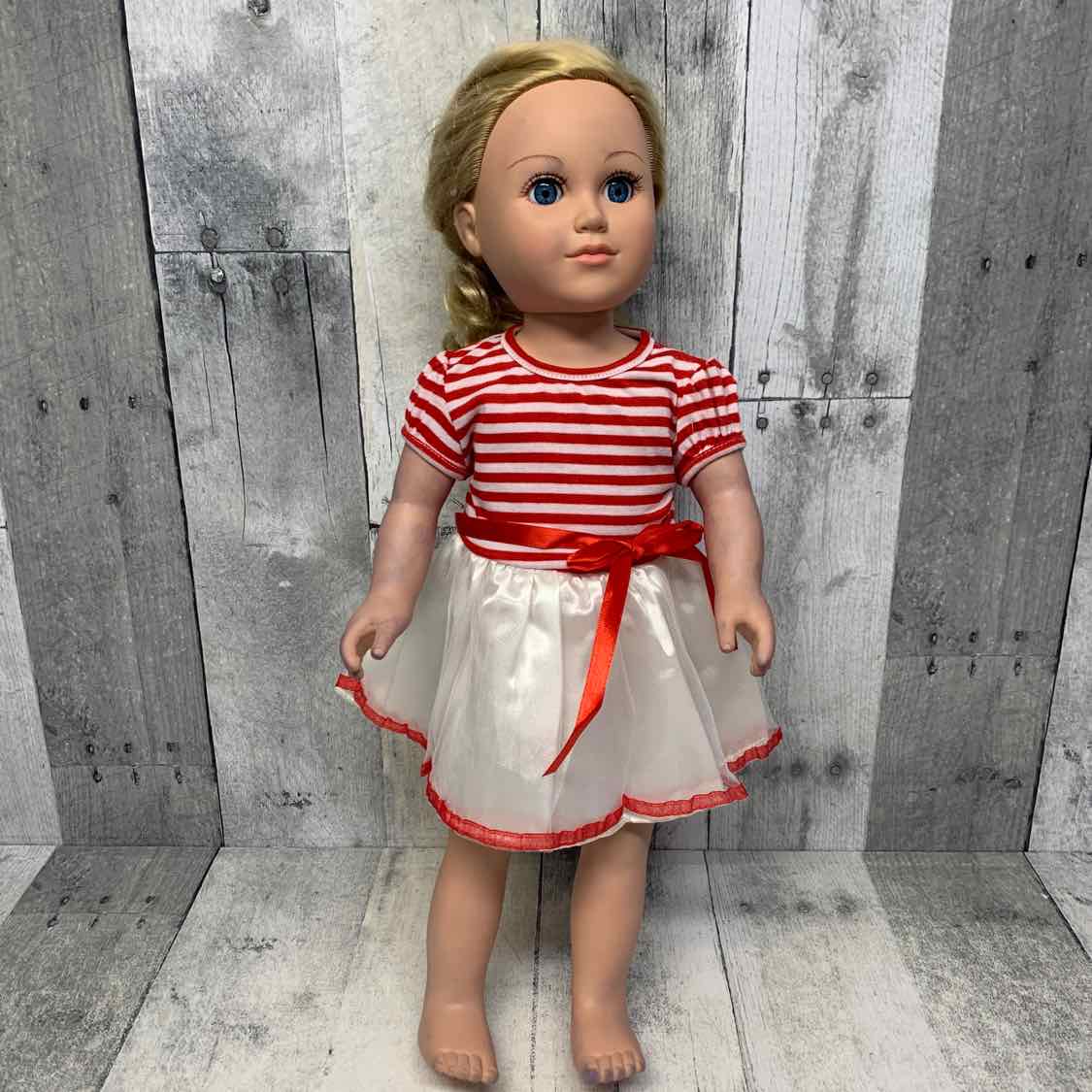 1pc Red/White Dress - OodlesCB