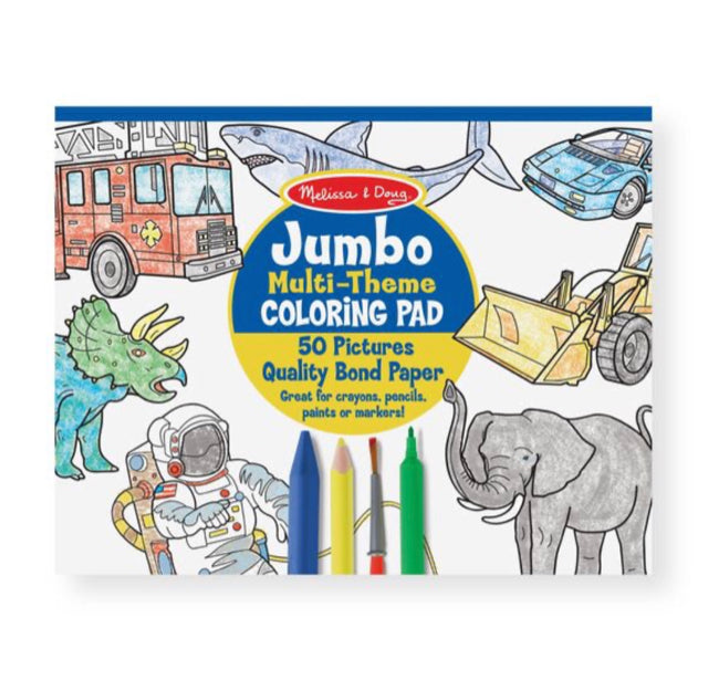 Melissa & Doug Color by Numbers Coloring Book, Blue