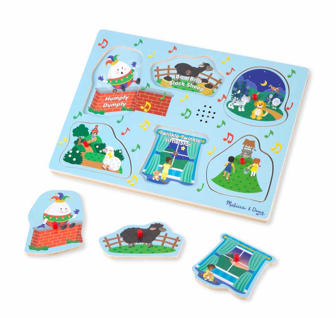 Melissa & Doug Nursery Rhymes 2 Sound Puzzle - OodlesCB