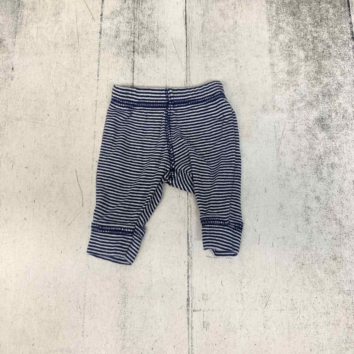 Size Preemie Navy Striped Carter's Athletic Pants - OodlesCB