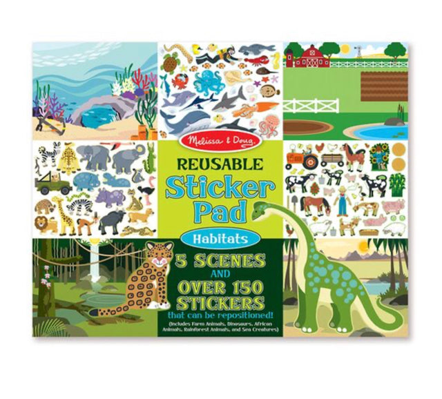 Melissa & Doug Habitats Reusable Sticker Pad - OodlesCB