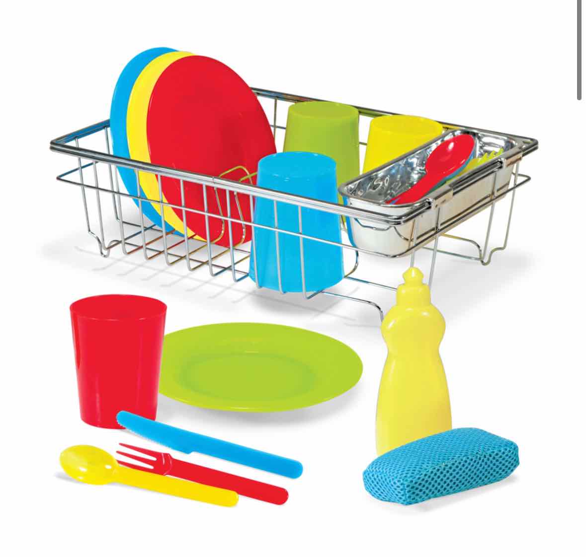Melissa & Doug Wash & Dry Dish Set - OodlesCB