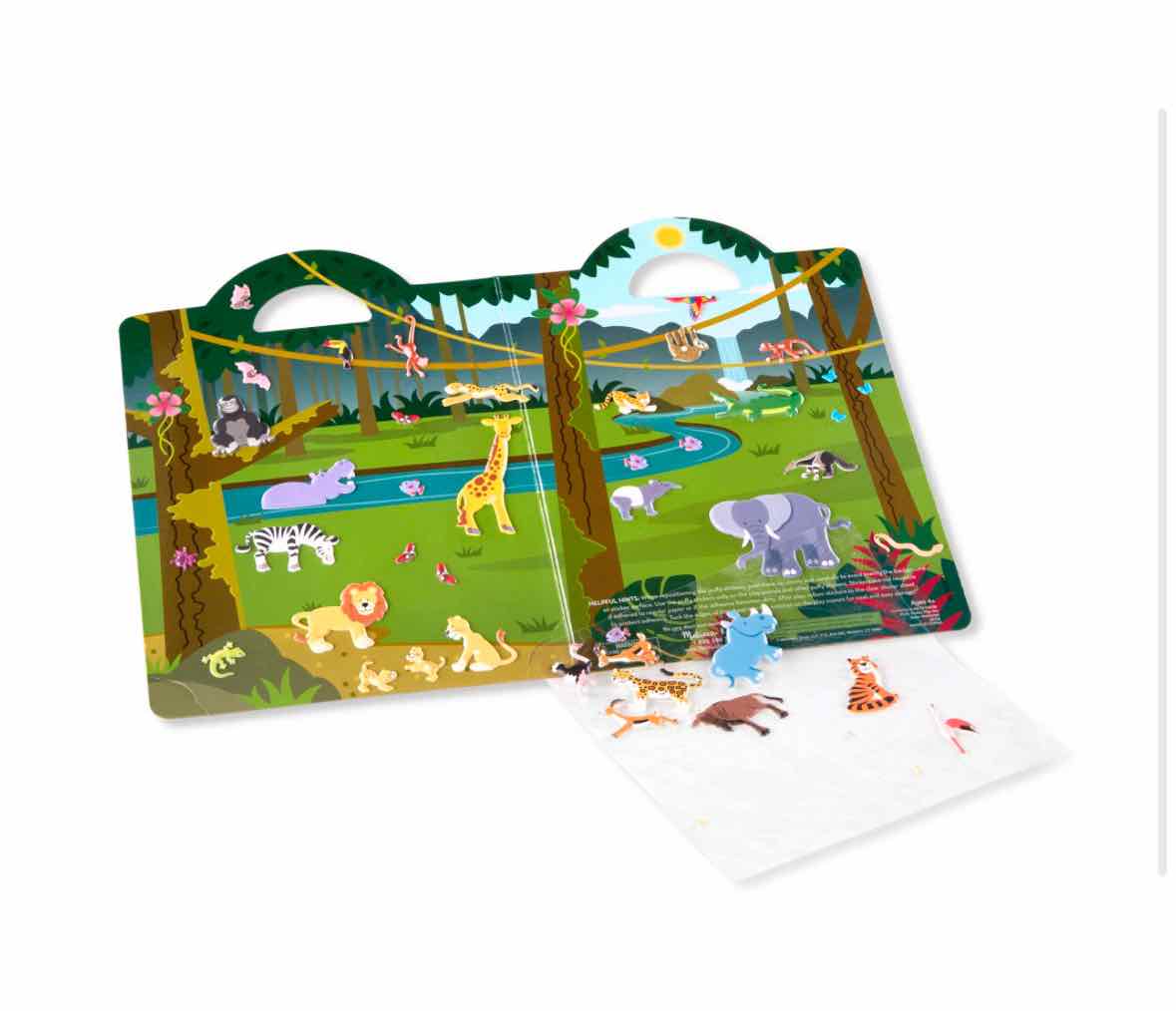 Melissa & Doug Puffy Sticker Play Set- Safari - OodlesCB