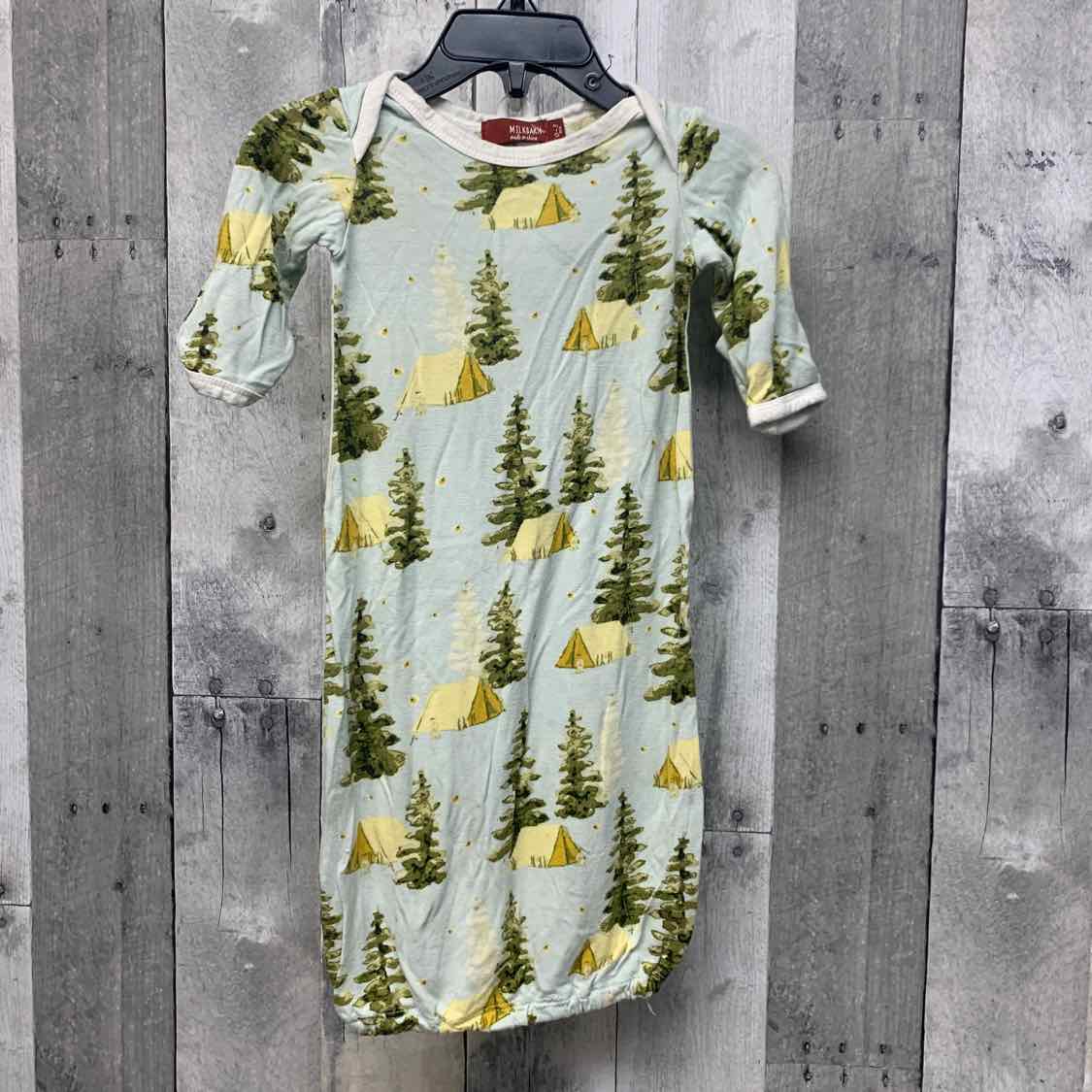 Size 0-3 Months Blue Print Name Brand Layette