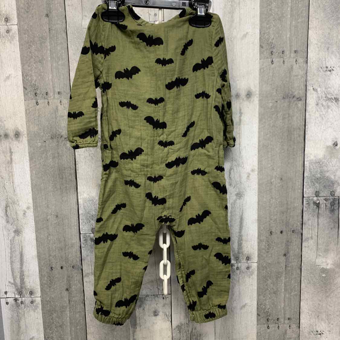 Size 12 Months Green/Black Cat & Jack Romper