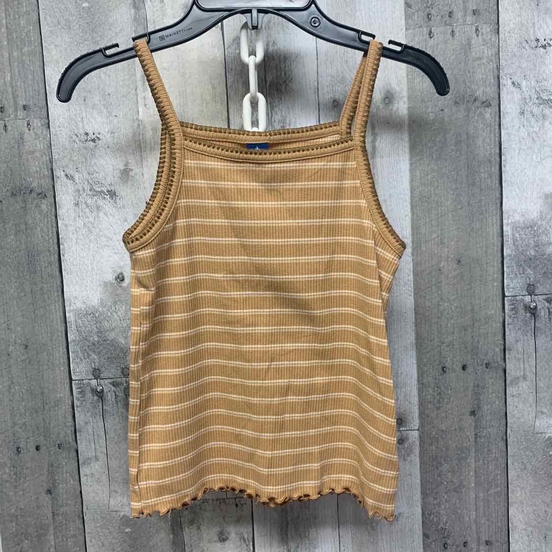 Size 10/12 Tan/White Old Navy Tank Top