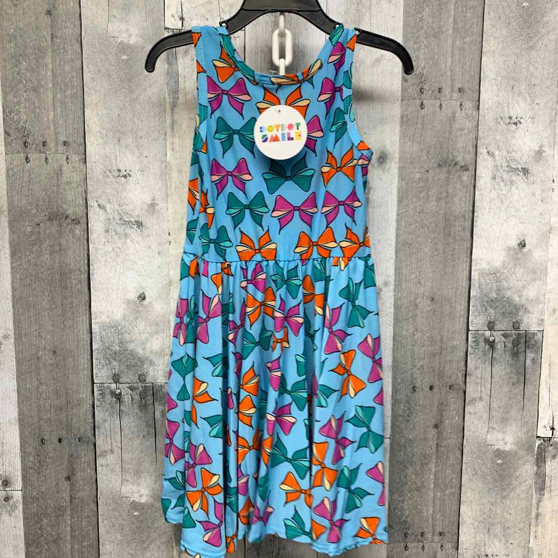 Size 3/4 Blue Print Dot Dot Smile Dress