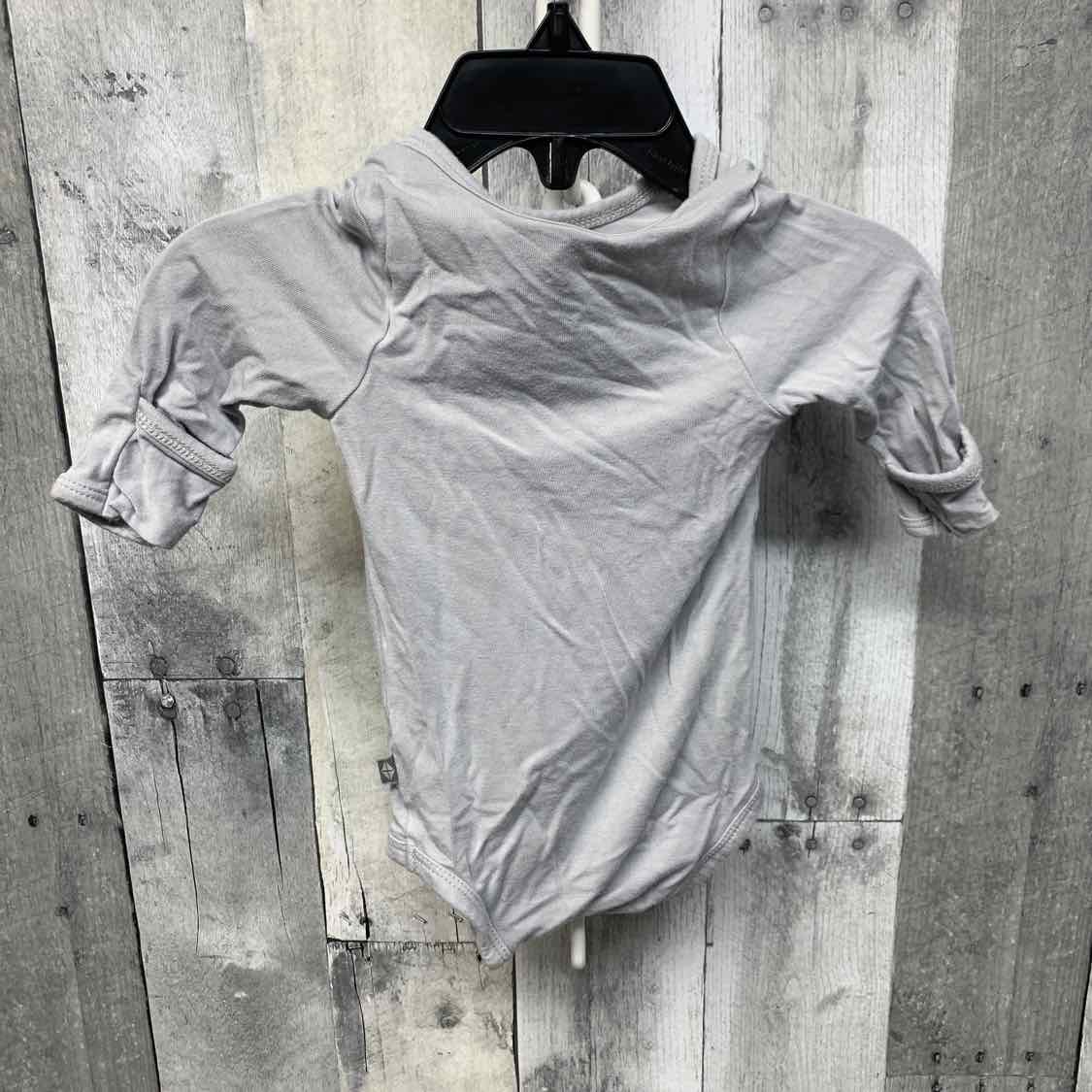 Size 0-3 Months Gray Kyte Bodysuit