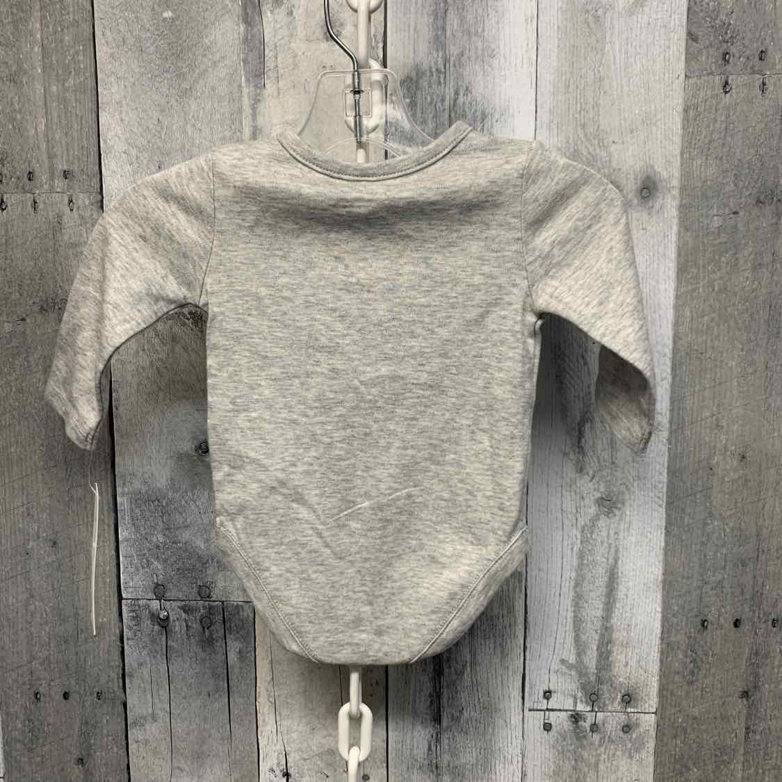 Size 0-3 Months Gray Janie & Jack Bodysuit