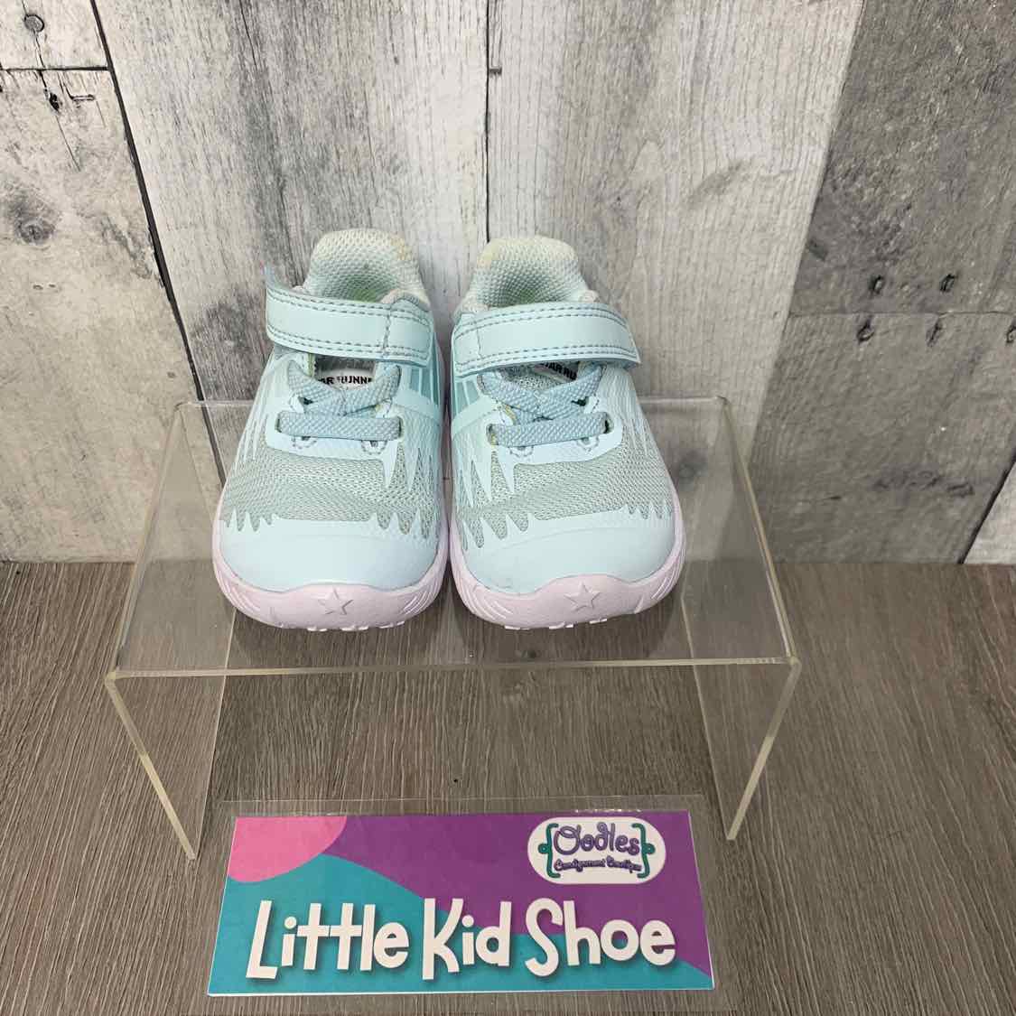 Size 2 Blue/White Sport Brand Sneakers