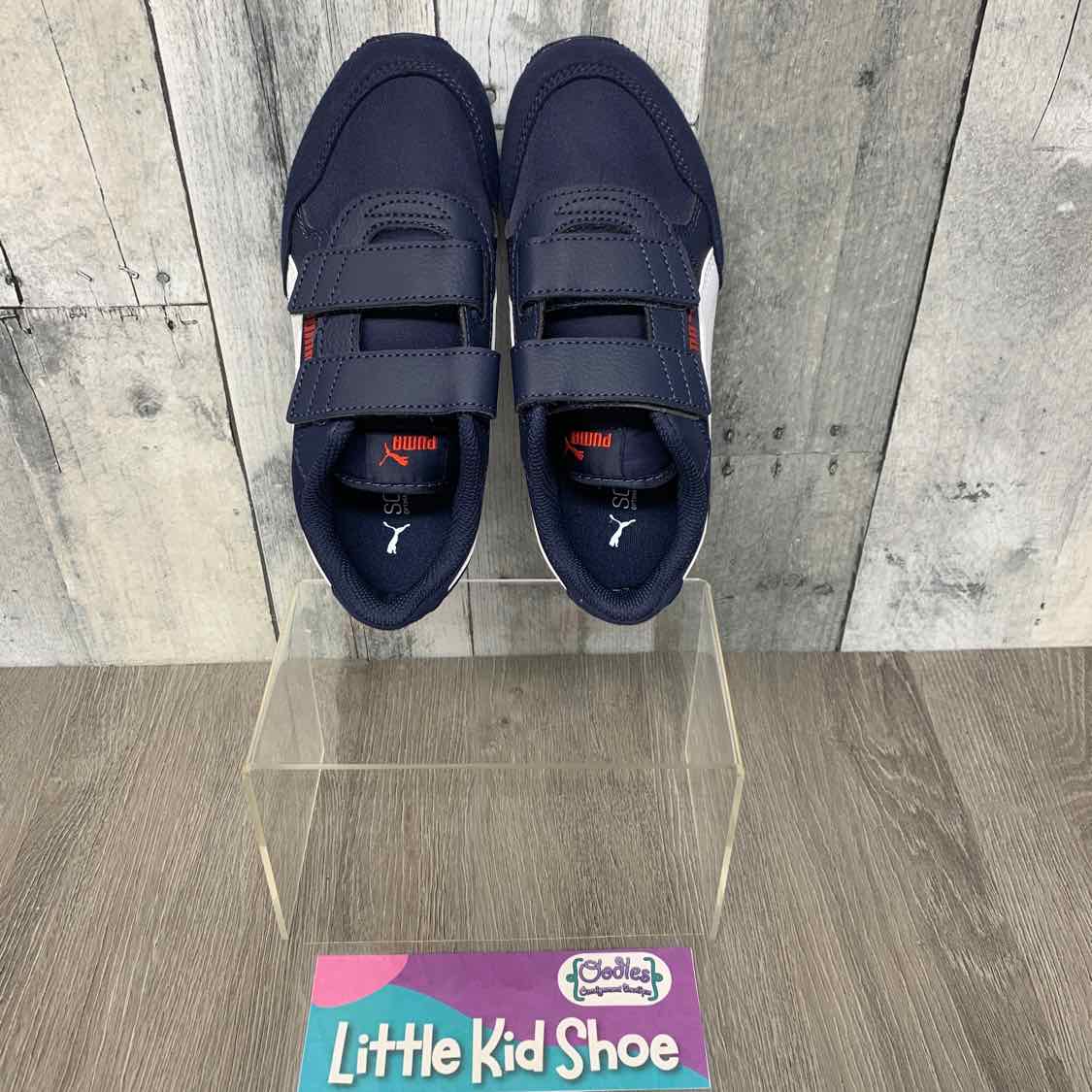Size 1 Navy/Red Puma Sneakers