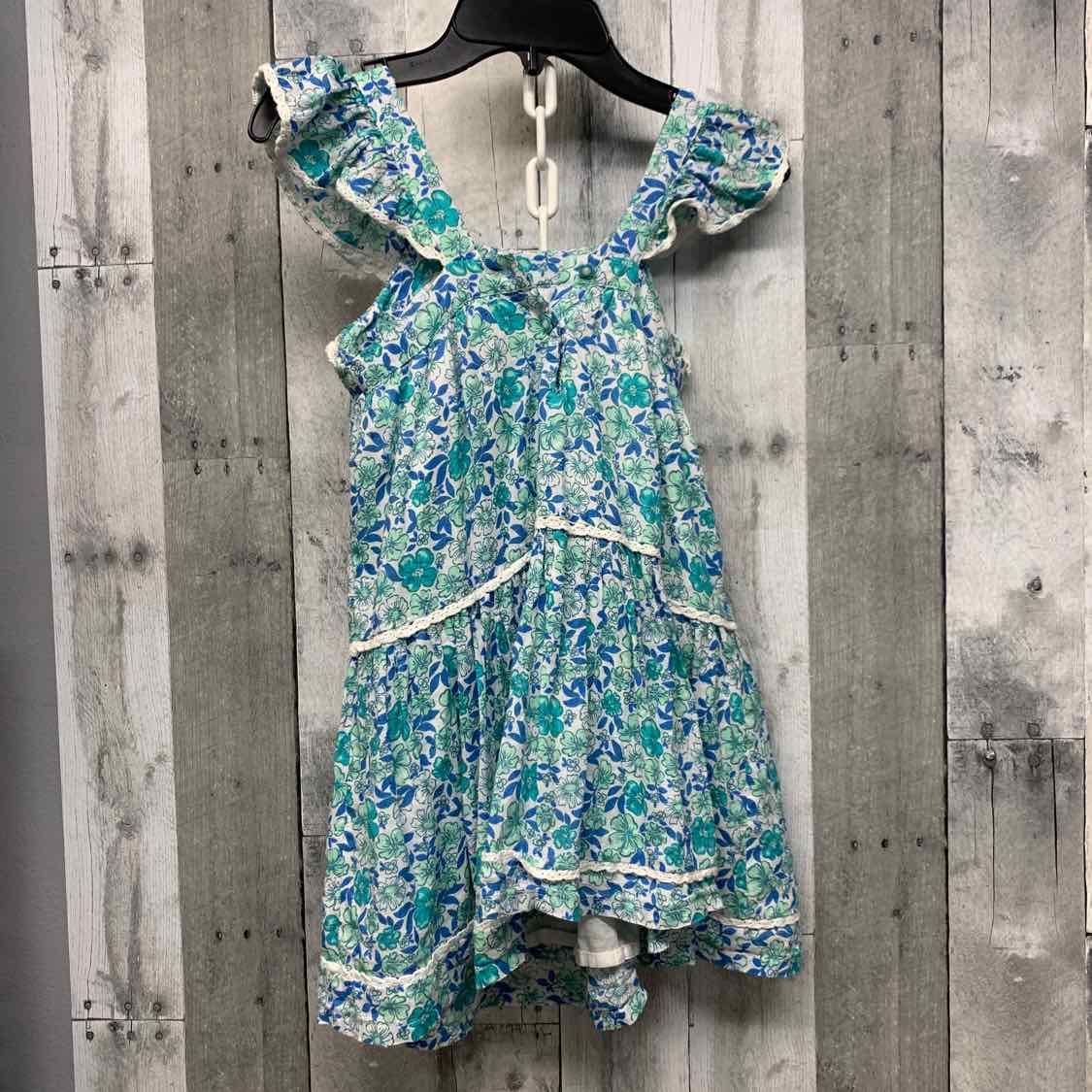 Size 6 Blue/Green B Brand Dress
